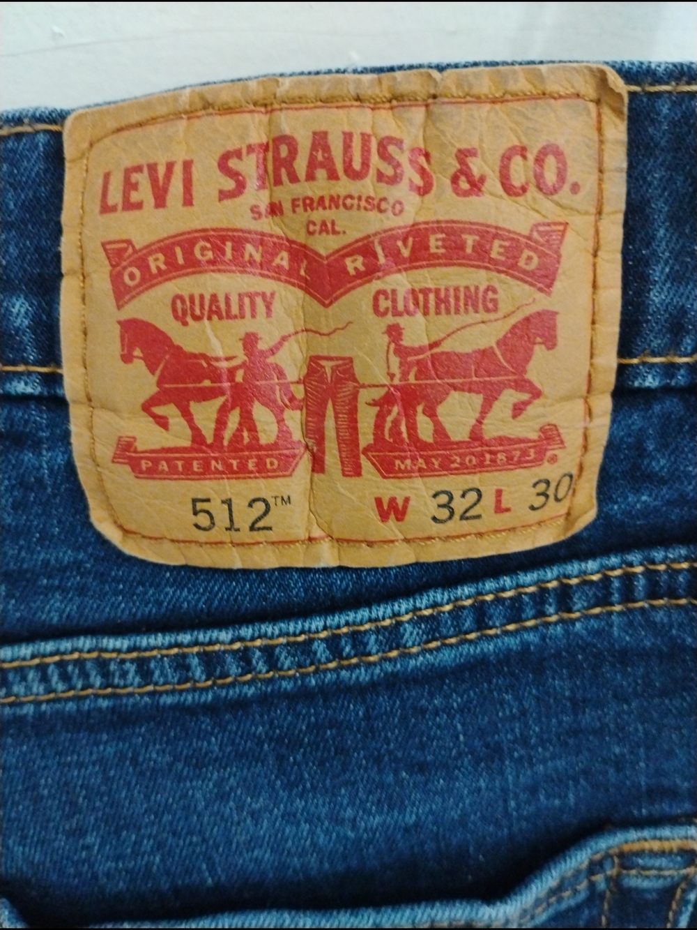 Levi's 512 Slim Taper Jeans in Blue - W32 L30
